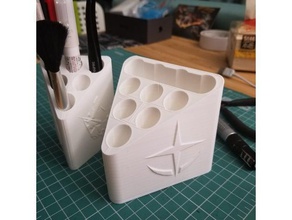 gundam tool holder vase mode holders boxes pen 3d print model - Mito3D