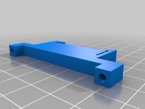 my customized pcb din rail mounting clip raspi 58 electronics 3d print model - Mito3D