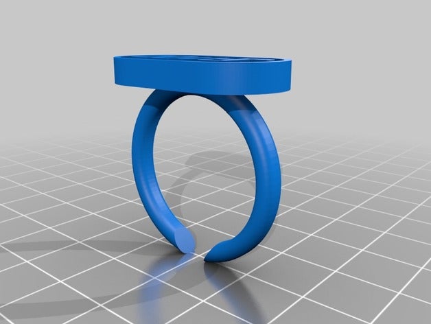 ja rin los anillos personalizado 3D print model - Mito3D