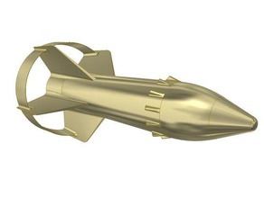 rocket 20mm bore toys games 3d print model - Mito3D