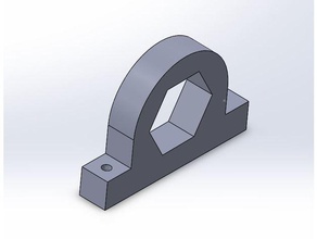 nut holder diy hexagonal 3d print model - Mito3D