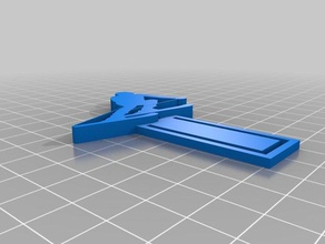 skier bookmark other 3d print model - Mito3D