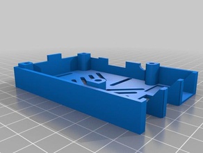 mi personalizados raspberry pi 3 caso slightlyopen scad electrónica 3d print model - Mito3D