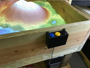 arcade button housing 3 3d printing 3d print model - Mito3D