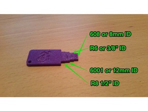 wheelchair bearing inside diameter id measurement tool hand tools 3d print model - Mito3D