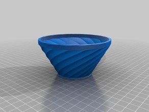 my customized small planter openscad file outdoor garden 3d print model - Mito3D