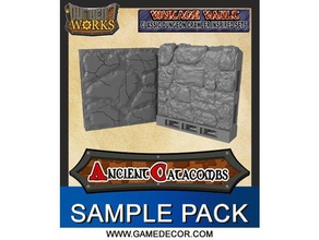 ancient catacombs sample pack games dungeon dungeons dragons dungeonworks infinitylock pathfinder rpg 3d print model - Mito3D