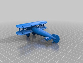 british sopwith camel bi-plane 3d printing 3d print model - Mito3D