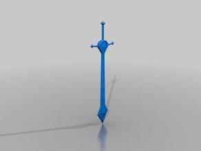 kayles espada de la liga leyendas props lol 3d print model - Mito3D