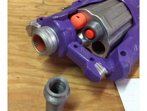 nerf mega cañón del convertidor de juguete juego accesorios nerfgun blaster pistola mod 3d print model - Mito3D
