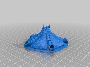 zerg hatchery - Spielzeug Spiele starcraft 3d print model - Mito3D