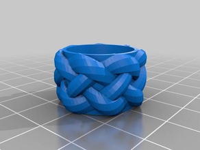 woven Zylinder 20 dia math Kunst angepasst 3d print model - Mito3D
