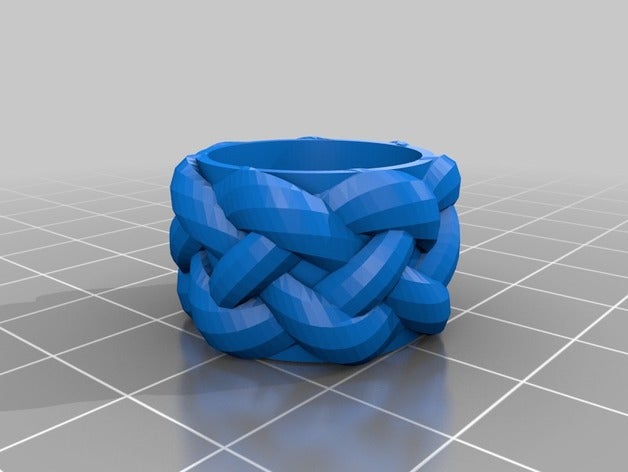 woven cylinder 20 dia math art customized 3D print model - Mito3D