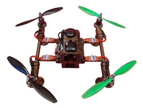 heavy duty multi-rotor cadre passe-temps multicopter multirotor quadricoptère 3d print model - Mito3D