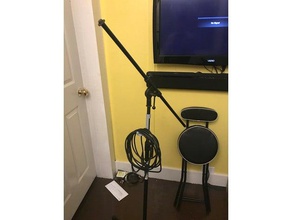mic stand-clip-on Aufhänger Musik 3d print model - Mito3D