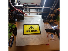 magnetic new driver sign automotive 3d print model - Mito3D