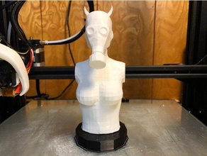 apunkarrado torso busto lowish poli modelos femenino baja lowpoly masculino desnudo steampunk mujer la maravilla 3d print model - Mito3D