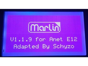 anet e12 marlin 119 firmware 3d printers 3d print model - Mito3D