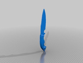 training knife aka modern warfare 2 props call duty tatang 3d print model - Mito3D