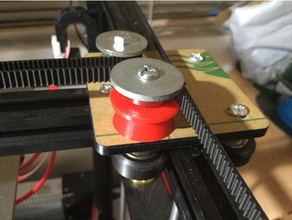 tronxy x5s eixo rolamento de espaçadores 3d a impressora partes mods 3d print model - Mito3D