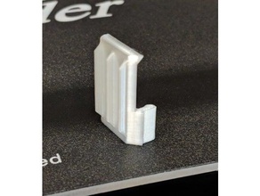 ender 3 display cable clip reinforced 90 3d printer accessories management 3d print model - Mito3D