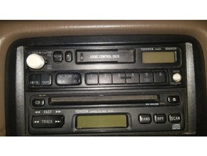 1995 toyota camry radio manopole di sostituzione parti 3d print model - Mito3D