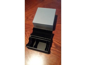 multi-colonna personalizzabile scatola di carta organizzatore giocattolo gioco accessori da tavolo inserti titolare della customizer 3d print model - Mito3D