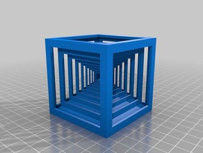 cube pyramid decor 3d print model - Mito3D