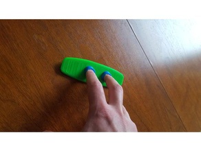 finger wakeboard interactive art 3d print model - Mito3D