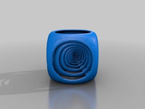 vortexcube dekor 3d print model - Mito3D