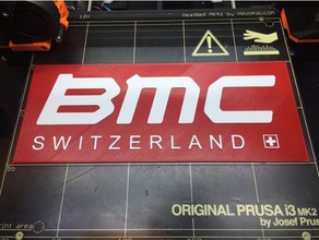 vélo bmc logo des signes logos 3d print model - Mito3D