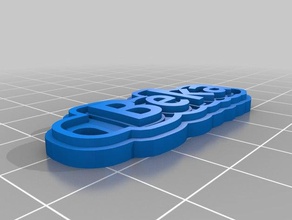 beka Schlüsselanhänger angepasst 3d print model - Mito3D