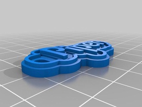 piper i portachiavi personalizzato 3d print model - Mito3D