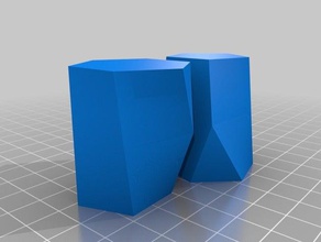 il mio personalizzati coppia tascabile scutoids la matematica 3d print model - Mito3D