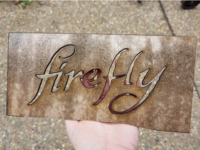 glowing firefly signs logos lasercut led 3d print model - Mito3D