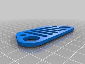 jeep keychain 3d printing 3d print model - Mito3D