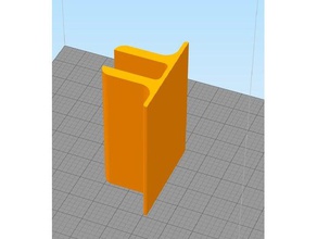 verticale de support d'ordinateur portable décor 3d print model - Mito3D