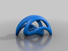 twisted clip l'art 3d print model - Mito3D