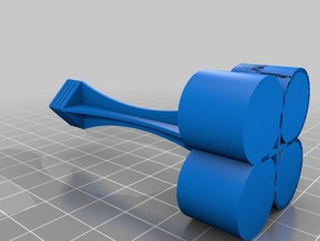 tube porteur organisation 3d print model - Mito3D
