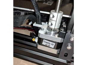 ender 3 gantry cables clip motor 3d printer accessories cable management mount 3d print model - Mito3D