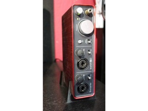 scarlett 2i2 vertical stand music audio focusrite 3d print model - Mito3D