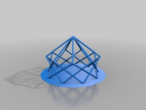 customized lattice geo torture test math art 3d print model - Mito3D