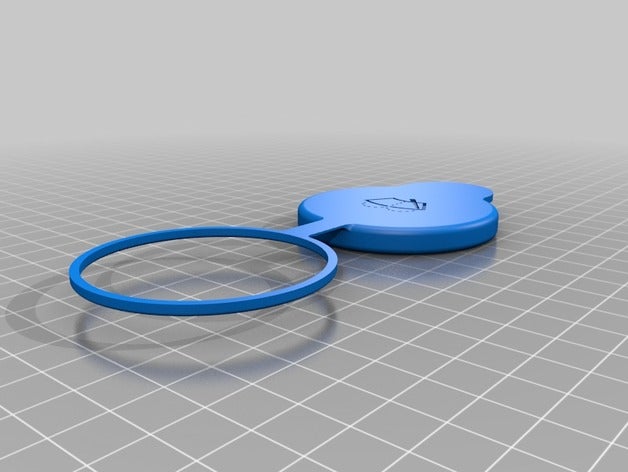 peugeot 207 limpador de pára-brisa tanque água cap a indústria automotiva citroen lavador do 3D print model - Mito3D