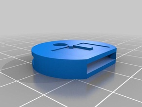 chiave copre etichettato 1-5 3 d la stampa a catena organizzazione remix 3d print model - Mito3D