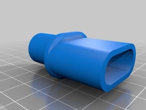 scuba regulator mouthpiece 16 mm tube other 3d print model - Mito3D