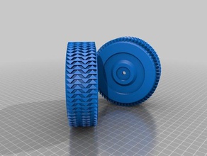 treaded wheel made please watch subscribe httpsyoutubel6qwafk7wuc 3d printing 12mm control radio remote rover tire video 3d print model - Mito3D