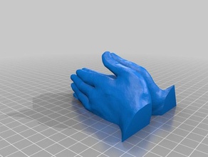 orando de mãos 3d print model - Mito3D