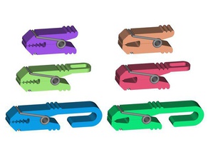 small clamps organization clothespin 3d print model - Mito3D