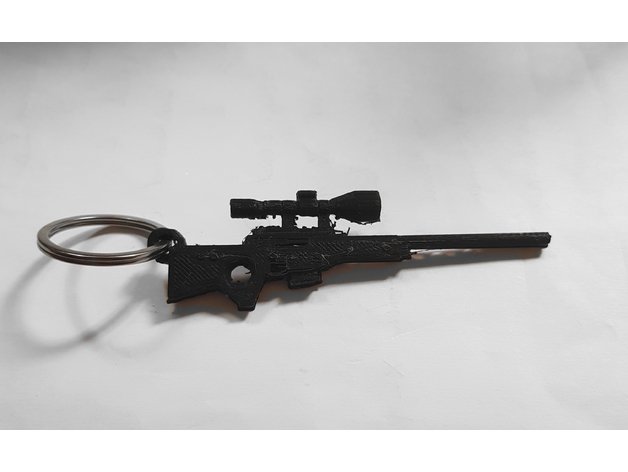 fortnite sniper trousseau de clés accessoires bataille royale modèles arme fusil 3D print model - Mito3D