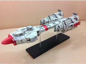 ala bombardiere pesante prototipo modelli navicella astronave starship starwars star wars 3d print model - Mito3D